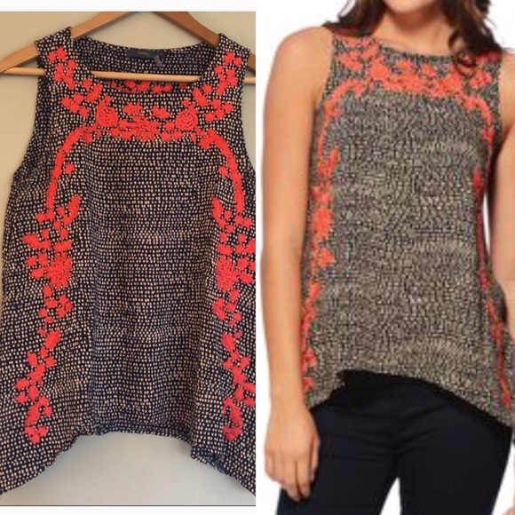 THML Tops - THML embroidered tank